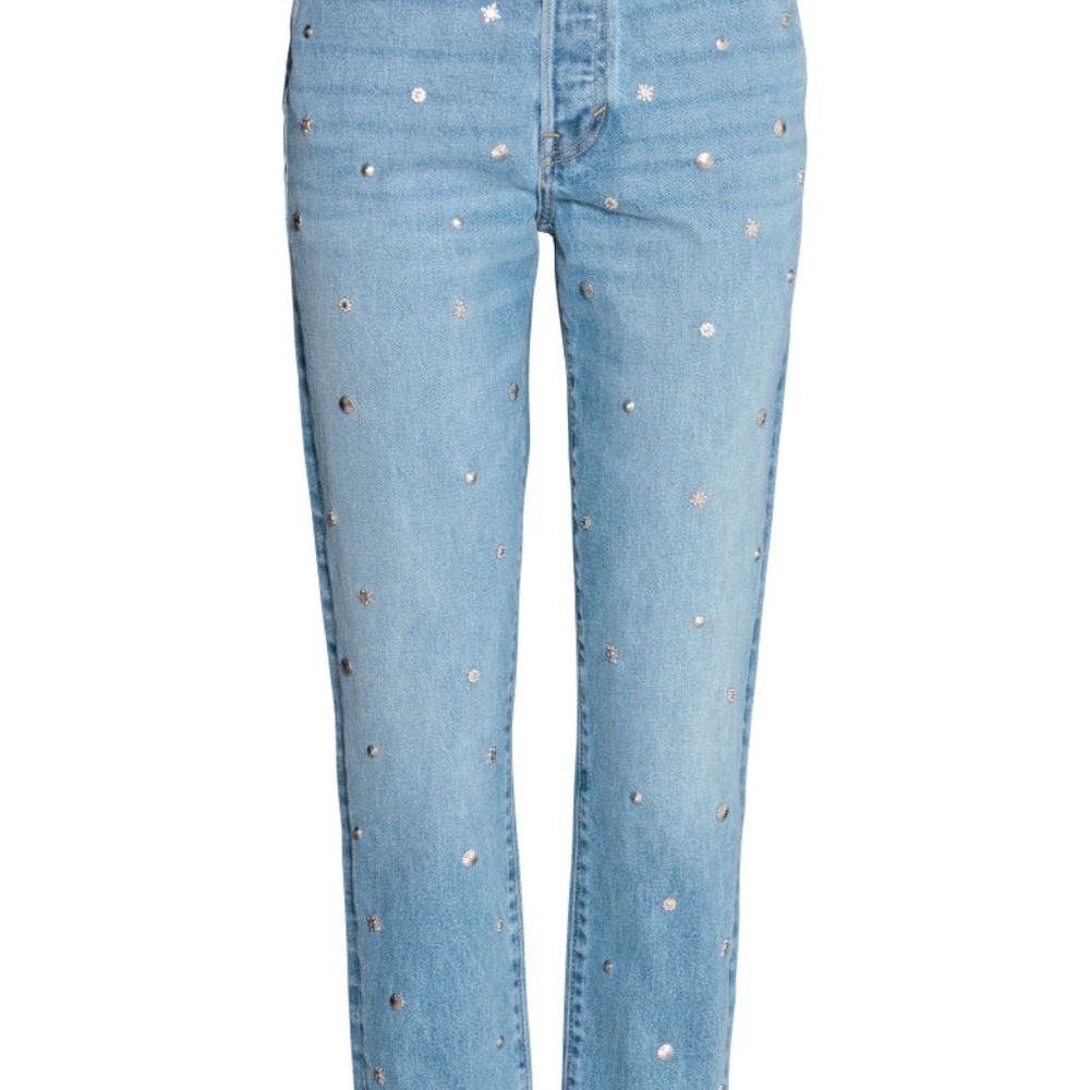 NWT Studded High Waist Jeans. Vintage 90’s fit.